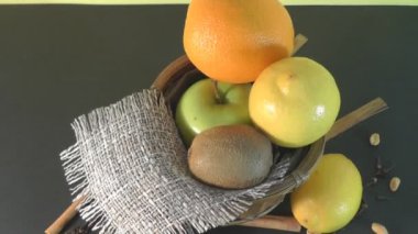 Plaka güzel meyve sağlıklı gıda
