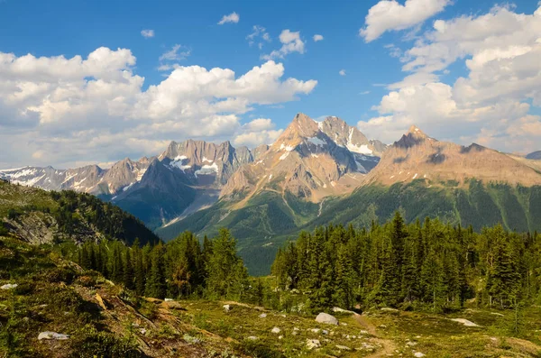 Paysage des montagnes du col Jumbo Colombie-Britannique Canada — Photo