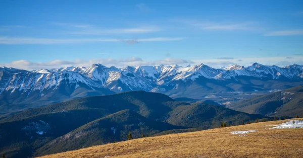 Vista de Prairie Mountain, Alberta — Fotografia de Stock
