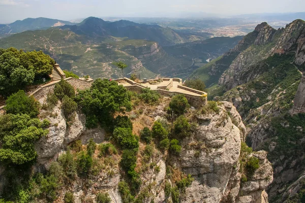 Il monastero benedettino di Montserrat — Foto Stock