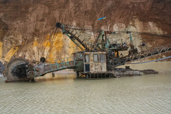 Clay quarry near the town of Pology