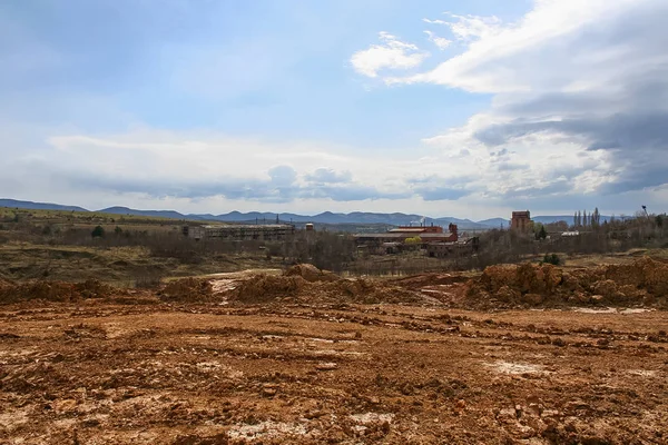 Clay quarry near the town of Vinogradov