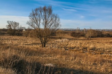 Tuğla malzemeleri çıkarım için terk edilmiş taş ocağı 