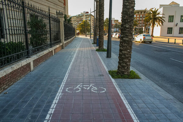 Street in Valencia  city in Spain