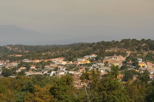 De omliggende stad van Santa Susanna — Stockfoto