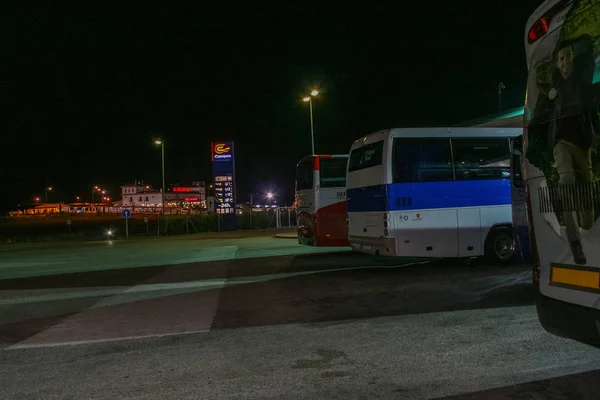 Der busbahnhof der stadt madrid — Stockfoto