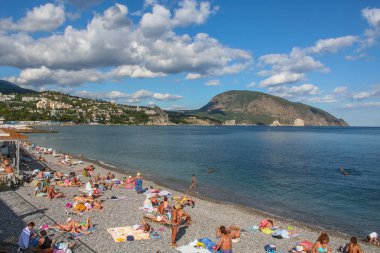 Kumsalda Gurzuf ilçesi 