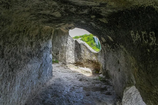 La antigua fortaleza Eski Kermen — Foto de Stock