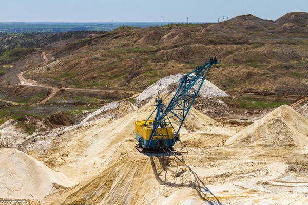 Clay quarry near the town of Pology — Stock Photo, Image