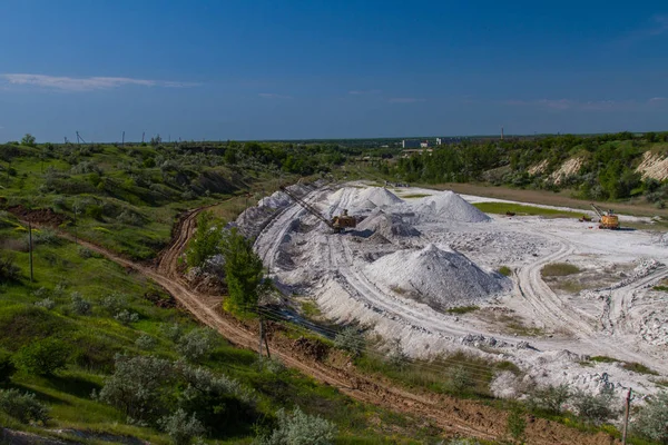 Extracción de caolín en la cantera de arcilla — Foto de Stock