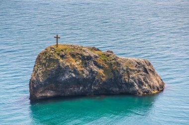 Cape Fiolent yakın Karadeniz kıyısında