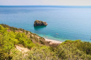 Cape Fiolent yakın Karadeniz kıyısında
