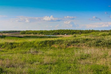 Galyuki gölet yakınındaki Taurian bozkır