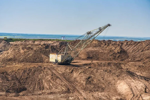 Silviculture around the clay quarry — Stock Photo, Image