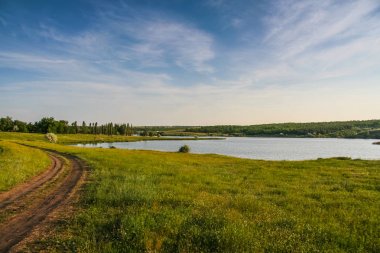 Ukraynalı bozkır Polohy kasaba yakınlarında