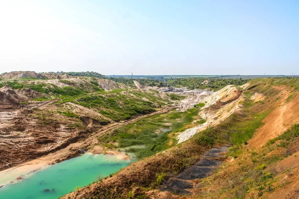 Clay quarry near the town of Polohy