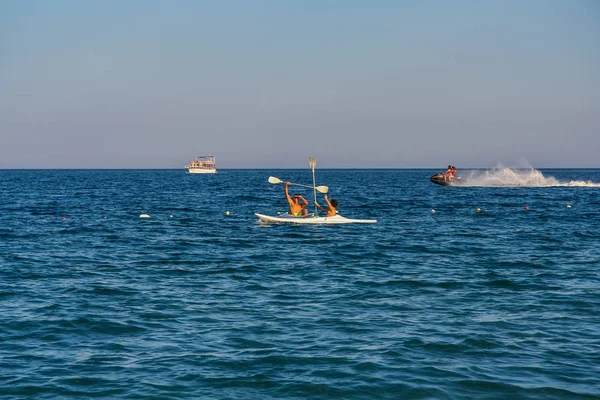 Побережье Средиземного моря в Камюве — стоковое фото