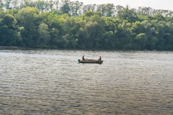 La isla de Khortitsa en medio del Dniéper —  Fotos de Stock