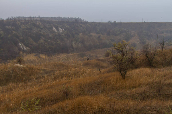 Украинская степь осенью
