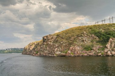 Rocky sağ yakasında Dinyeper Nehri'nin