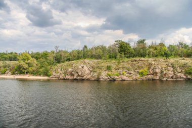 Dinyeper ortasında Khortitsa Adası