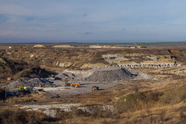 Cantera de Kaolin en la región de Zaporozhye — Foto de Stock