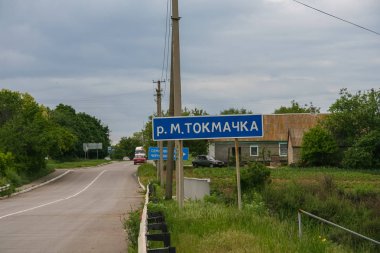 Malaya Tokmachka nehir otomobil köprüden