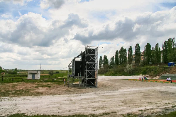 Регіональний фестиваль авторської пісні «Bardovskie зорі" — стокове фото