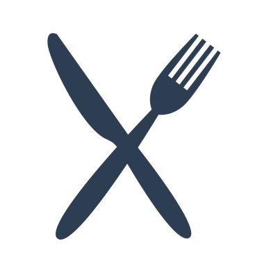 çatal ve bıçak simgesi