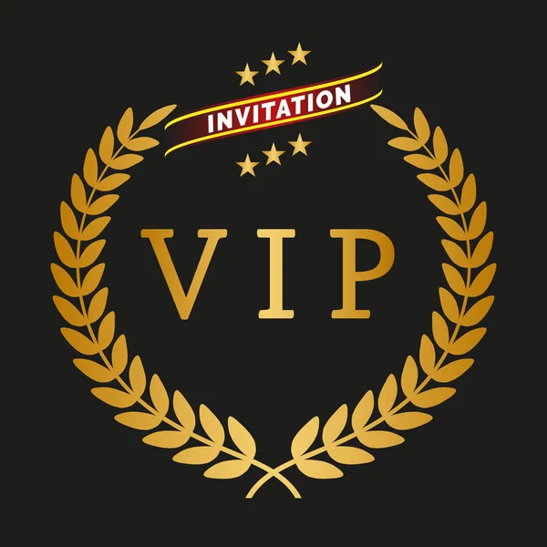 Vecteur d'étiquette vip — Image vectorielle