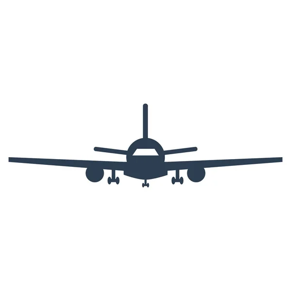 Airplane Icon on white background. — Stock Vector