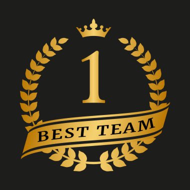 Altın defne çelengi simgesi