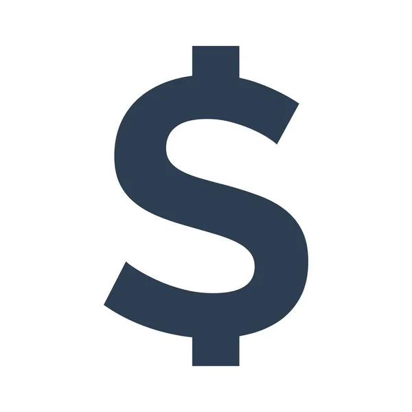 Icona denaro su sfondo bianco. — Vettoriale Stock