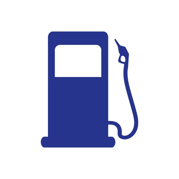 Icono de combustible sobre fondo blanco . — Archivo Imágenes Vectoriales