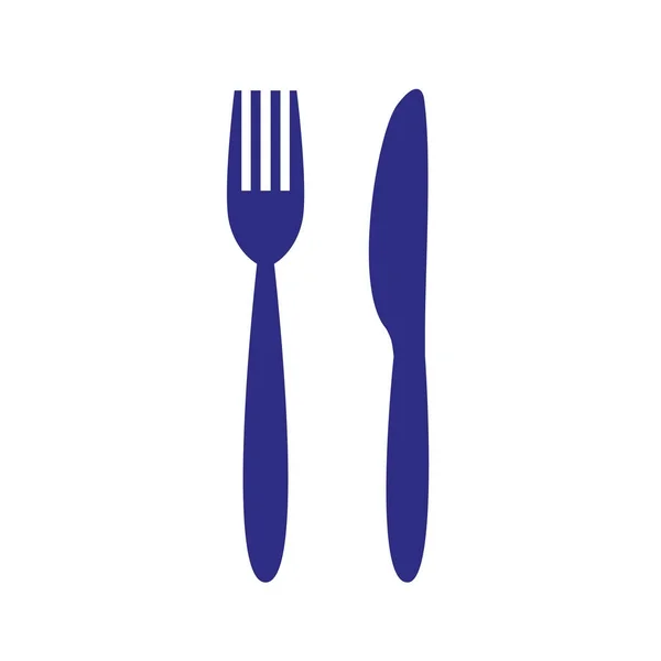 Knife and fork icon — Stock Vector