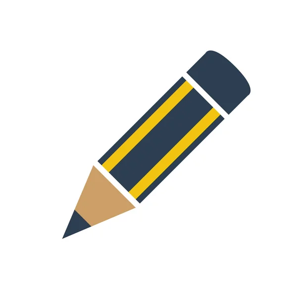 Penna ikon på vit bakgrund. — Stock vektor