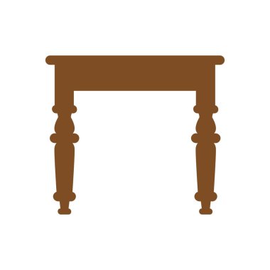 Beyaz arka plan üzerinde tablo simgesini.