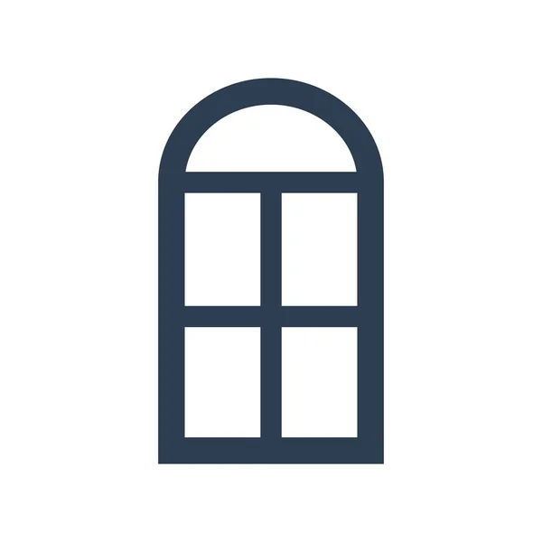 Window icon on white background. — Stock Vector