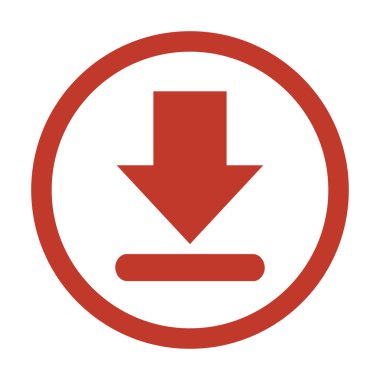 Download Icon beyaz zemin üzerine.