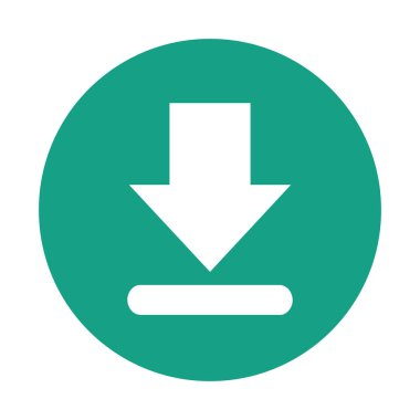 Download Icon beyaz zemin üzerine.