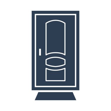 kapı simgesi beyaz arka plan üzerinde.