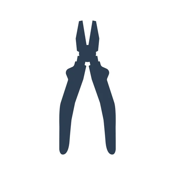 Pliers icon on white background. — Stock Vector
