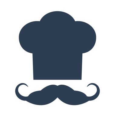 Chef şapka işareti simgesi. sembol pişirme.