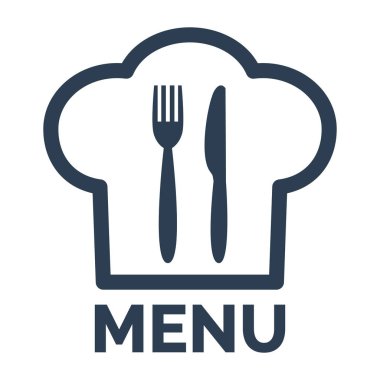 Chef şapka işareti simgesi. sembol pişirme.