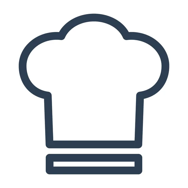 Séf kalapját aláírás ikonra. főzés szimbólum. — Stock Vector