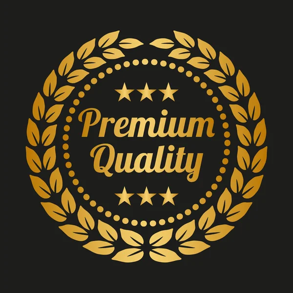 Premium kwaliteit lauwerkrans van Caesar. — Stockvector