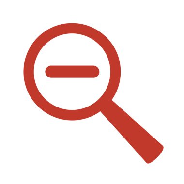 Simge beyaz arka plan üzerinde yakınlaştırma.