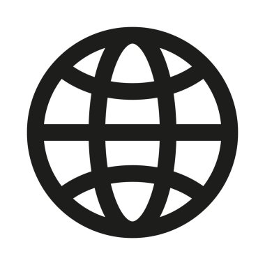 beyaz zemin üzerinde Web simgesi.