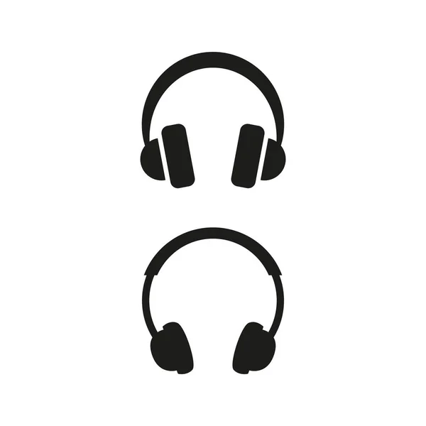 Headphones icon vector white app button Stock Vector Image by ©okumer