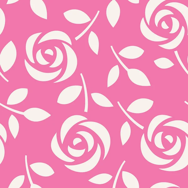 Modèle sans couture avec des roses — Image vectorielle